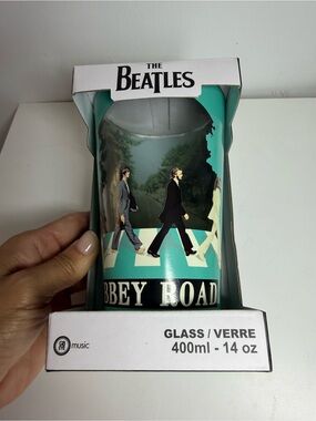 The Beatles Glass 14oz Abbey Road